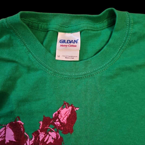 Vintage Beauty Monster Graphic Tee - Green and Pink, Size Med - Picture 3 of 3